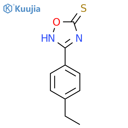 3-(4-Ethylphenyl)-1,2,4-oxadiazole-5-thiol structure