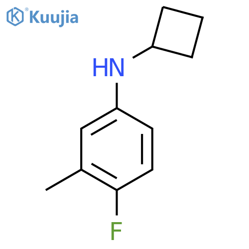 N-Cyclobutyl-4-fluoro-3-methylaniline structure