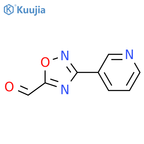 3-(pyridin-3-yl)-1,2,4-oxadiazole-5-carbaldehyde structure