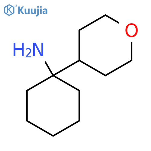 1-(oxan-4-yl)cyclohexan-1-amine structure