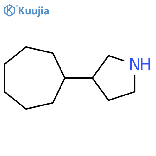 3-cycloheptylpyrrolidine structure