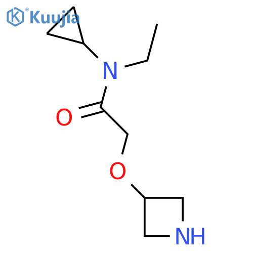 2-(azetidin-3-yloxy)-N-cyclopropyl-N-ethylacetamide structure