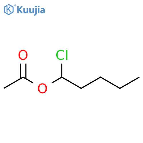 1-Pentanol, 1-chloro-, 1-acetate structure