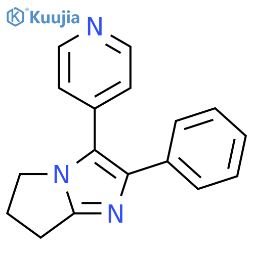 5H-Pyrrolo[1,2-a]imidazole, 6,7-dihydro-2-phenyl-3-(4-pyridinyl)- structure