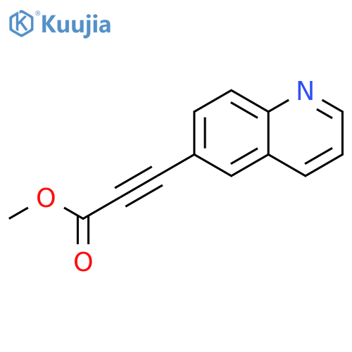 methyl 3-(quinolin-6-yl)prop-2-ynoate structure