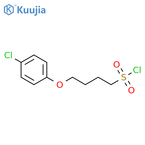 4-(4-chlorophenoxy)butane-1-sulfonyl chloride structure