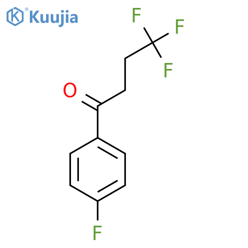 4,4,4-trifluoro-1-(4-fluorophenyl)butan-1-one structure