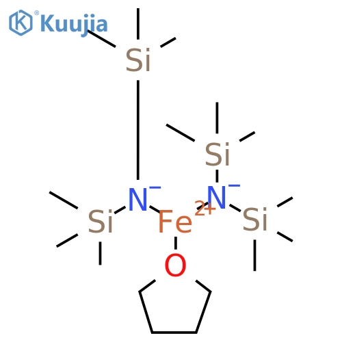 Iron, (tetrahydrofuran)bis[1,1,1-trimethyl-N-(trimethylsilyl)silanaminato]- structure