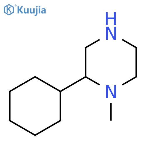 2-cyclohexyl-1-methylpiperazine structure