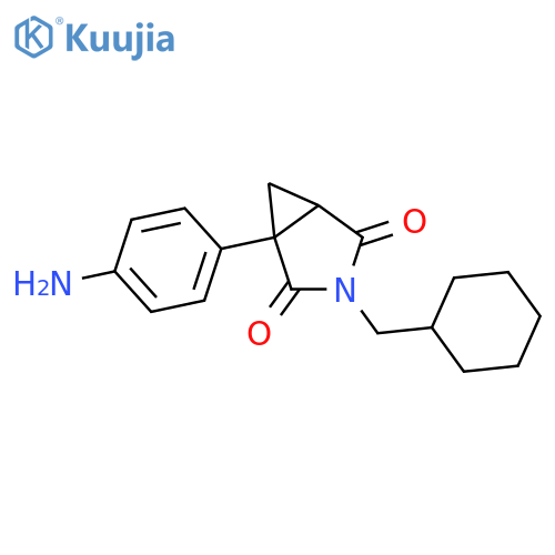 3-Azabicyclo[3.1.0]hexane-2,4-dione,1-(4-aminophenyl)-3-(cyclohexylmethyl)- structure