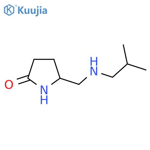 5-((Isobutylamino)methyl)pyrrolidin-2-one structure