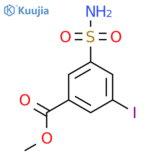 Methyl 3-iodo-5-sulfamoylbenzoate structure