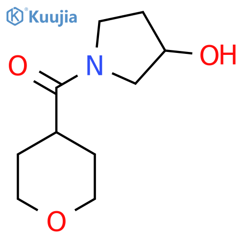 1-(Oxane-4-carbonyl)pyrrolidin-3-ol structure