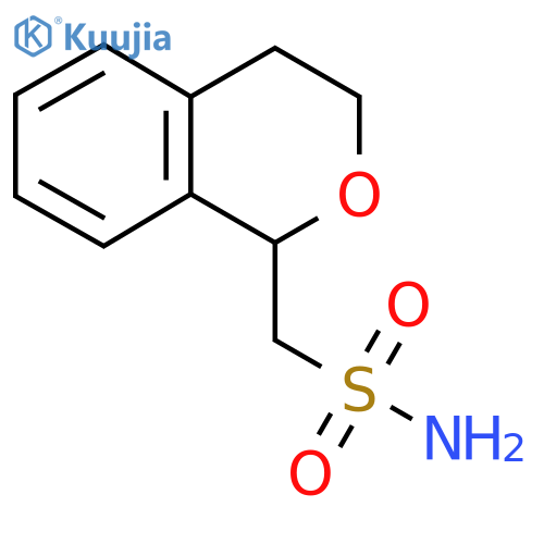 (3,4-dihydro-1H-2-benzopyran-1-yl)methanesulfonamide structure