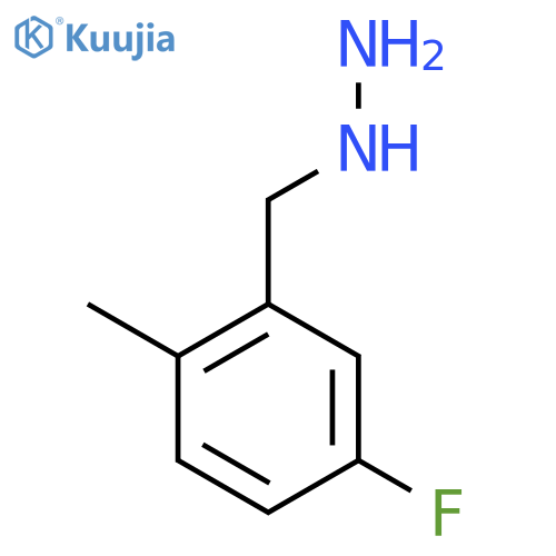 (5-Fluoro-2-methylphenyl)methylhydrazine structure