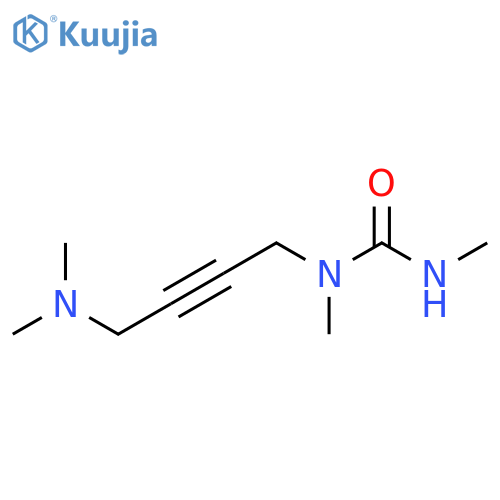 Urea, N-[4-(dimethylamino)-2-butynyl]-N,N'-dimethyl- structure