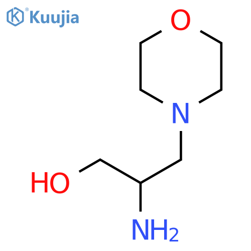 2-amino-3-(morpholin-4-yl)propan-1-ol structure