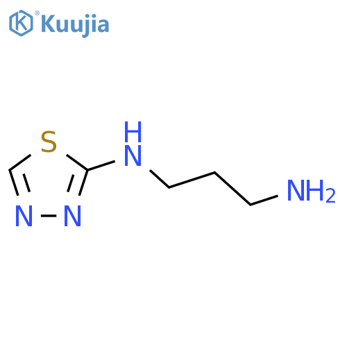 N1-(1,3,4-thiadiazol-2-yl)propane-1,3-diamine structure