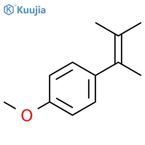 Benzene, 1-(1,2-dimethyl-1-propenyl)-4-methoxy- structure
