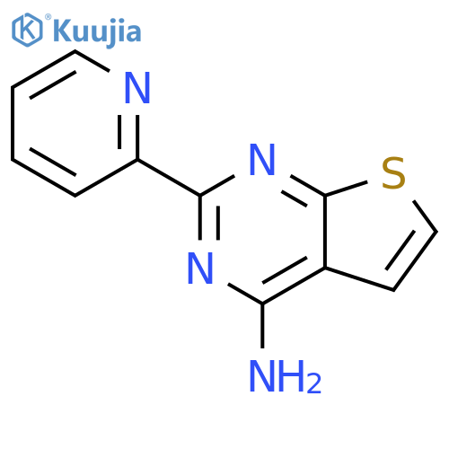 2-(pyridin-2-yl)thieno2,3-dpyrimidin-4-amine structure