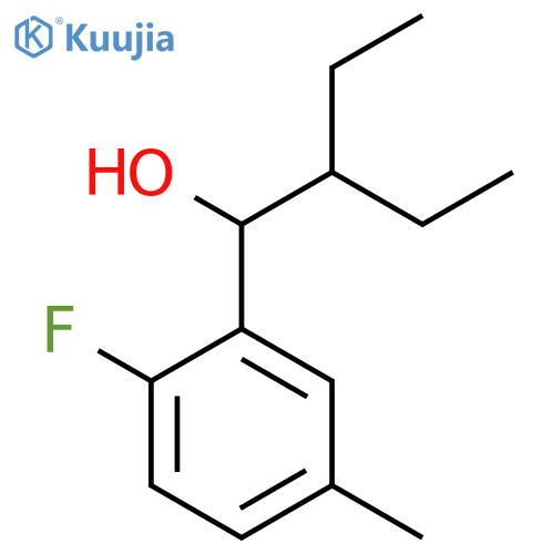 alpha-(1-Ethylpropyl)-2-fluoro-5-methylbenZenemethanol structure