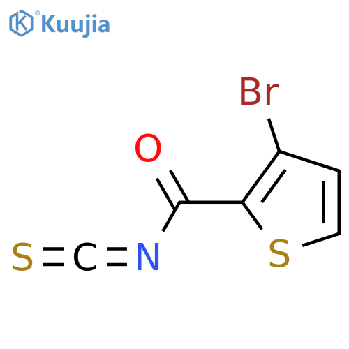 3-bromothiophene-2-carbonyl isothiocyanate structure