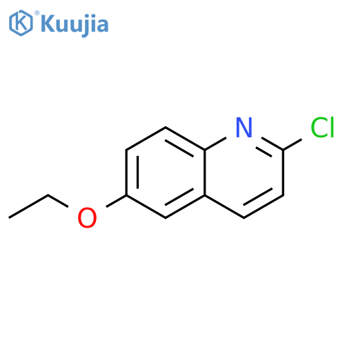 2-CHLORO-6-ETHOXY-QUINOLINE structure