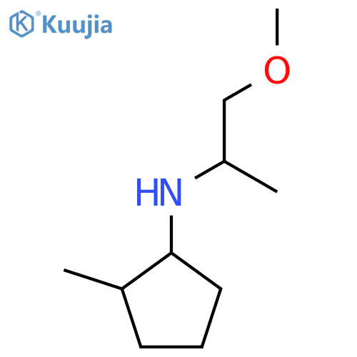N-(1-methoxypropan-2-yl)-2-methylcyclopentan-1-amine structure
