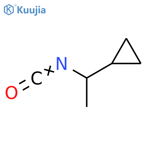 (1-isocyanatoethyl)cyclopropane structure