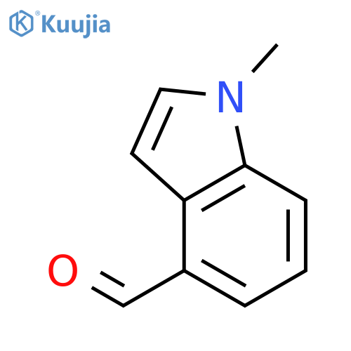 1-Methyl-1H-indole-4-carbaldehyde structure