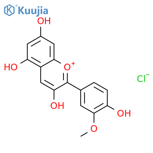Peonidin chloride structure