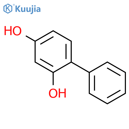 4-phenylbenzene-1,3-diol structure