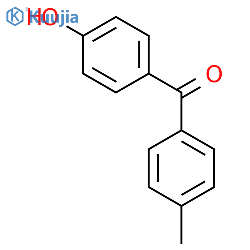 4-Hydroxy-4'-methylbenzophenone structure