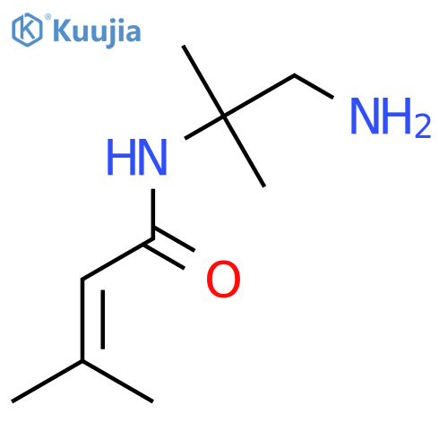 2-Butenamide, N-(2-amino-1,1-dimethylethyl)-3-methyl- structure