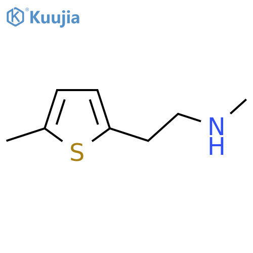methyl2-(5-methylthiophen-2-yl)ethylamine structure