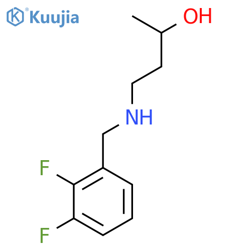 4-{(2,3-difluorophenyl)methylamino}butan-2-ol structure
