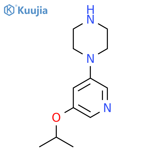 1-(5-(Isopropoxy)-pyridin-3-yl)piperazine structure
