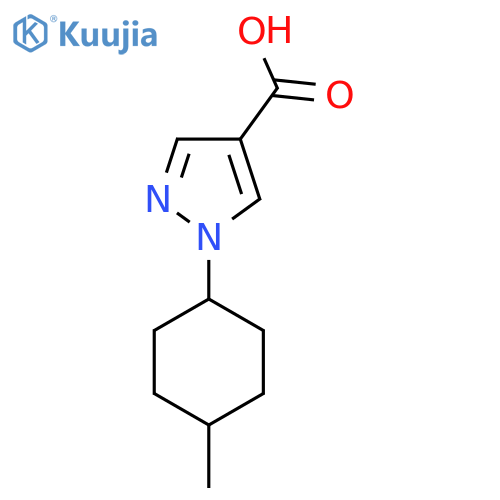 1H-Pyrazole-4-carboxylic acid, 1-(4-methylcyclohexyl)- structure