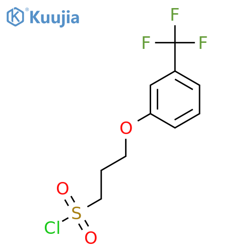3-[3-(Trifluoromethyl)phenoxy]propane-1-sulfonyl chloride structure