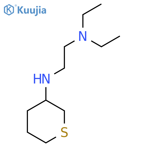 N-[2-(diethylamino)ethyl]thian-3-amine structure