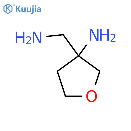 3-(aminomethyl)oxolan-3-amine structure