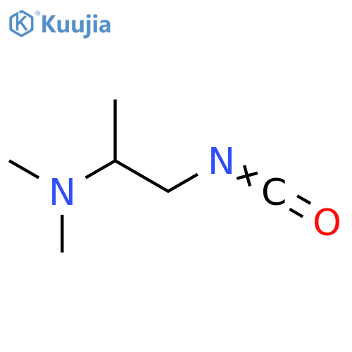 (1-ISOCYANATOPROPAN-2-YL)DIMETHYLAMINE structure