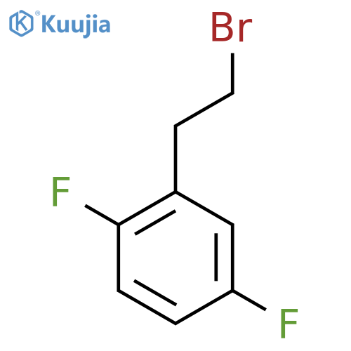 2-(2-bromoethyl)-1,4-difluorobenzene structure