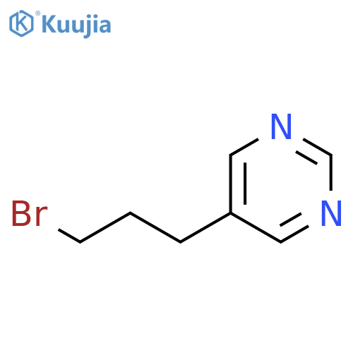 5-(3-bromopropyl)pyrimidine structure