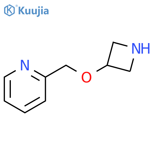 Pyridine, 2-[(3-azetidinyloxy)methyl]- structure