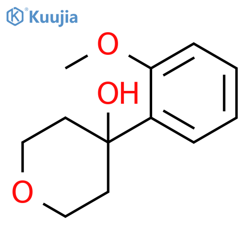 4-(2-Methoxyphenyl)oxan-4-ol structure