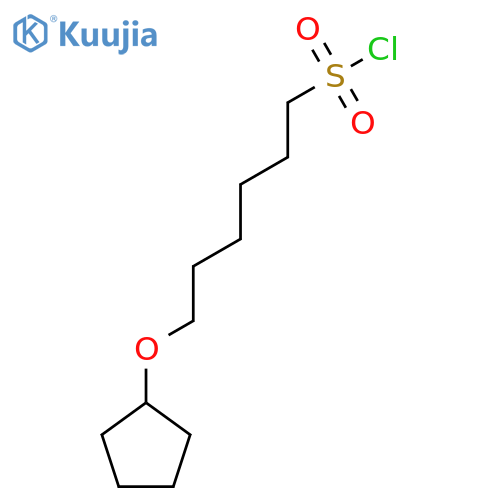 6-(Cyclopentyloxy)hexane-1-sulfonyl chloride structure