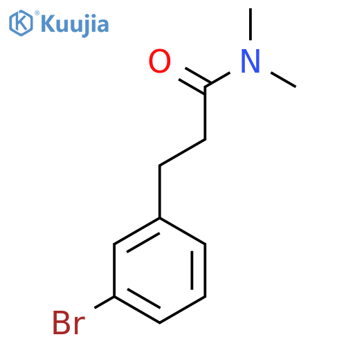 3-(3-Bromophenyl)-N,N-dimethylpropanamide structure