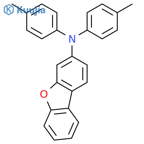 3-Dibenzofuranamine, N,N-bis(4-methylphenyl)- structure