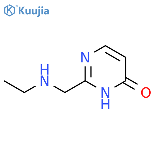 2-(ethylamino)methyl-3,4-dihydropyrimidin-4-one structure